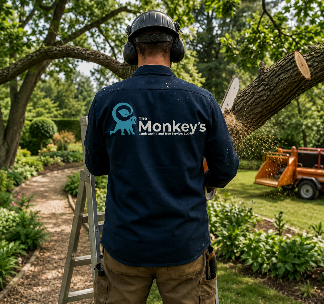 The Monkey's Tree Service team — professional tree care and landscaping experts in Austin, TX